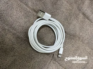  3 Apple Original Cable 2m + Apple Plug Original - شاحن أبل أصلي