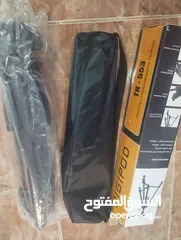  4 ترايبود ثلاثي موديل (TR_553) حامل للكاميرا والموبايل  للتصوير الفيديو والفوتوغرافي جديد وبالكرتونه.
