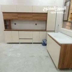  16 كاونتر mdf 3 مترات مع سنك متر ونص مرمر  