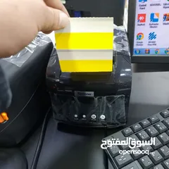  1 رول كاش للمطاعم والاسواق ليبل باركود وميزان