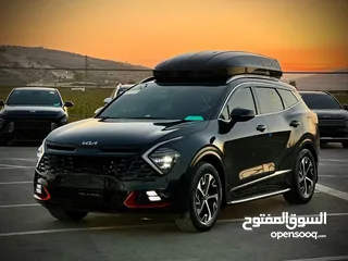  2 كايا سبورتاج  GT Line/2022 فل بدون فتحة سقف  2x4 ///240Hp بنزين + كهرباء  ( Haybrid) 1600cc