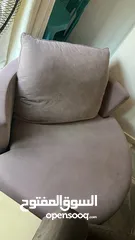  5 طقم كنب لون كابتشينو بحالة ممتازة