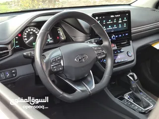  15 هونداي ايونك 2020 hybrid- الشكل الجديد فحص كامل7جيد جمرك جديد أبيض لؤلؤي