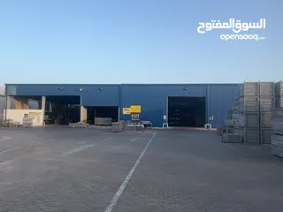  13 Land & warehouses for rent “location al rumais first line on main road” in front of Naseem garden