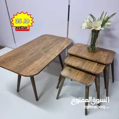  14 طاولات وسط مع طاولات سيرفس