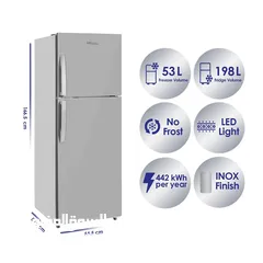  4 Super General 360L Double Door Refrigerator - 1 Year Warranty