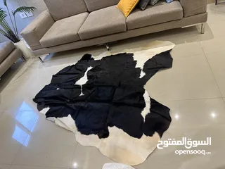  22 سجاد جلد بقر طبيعي  مستورد