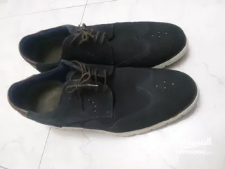  7 أحذية كلاركس جلد طبيعي Clarks  حذاء الدو  حذاء شارلزكيث سبورت شيك شامواة مقاس 45