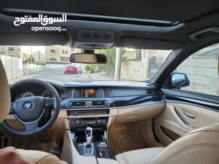  6 BMW 520 موديل2014 فحص كامل فل كامل   ممشى قليل بحالة الوكالة