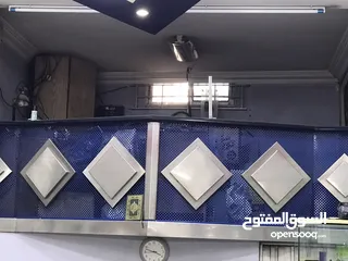  9 محل تجاري للبيع مجهز كامل موقع مميز ملاصق لمعرض شركة زين - شارع باب الواد - الوسط التجاري/ الزرقاء