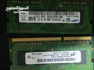  8 رامات لاب توب ddr2. ddr3  ddr4