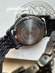  5 ساعة VERSACE Medusa لون اسود و روز جولد
