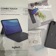  1 iPad Pro 11” keyboard -  Logitech Combo Touch - 1st 2nd 3rd and 4th generation