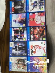  2 بلايستيشن 4 مستعمل للبيع مع 2 ايد والعاب