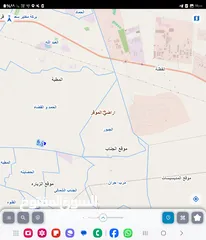  4 للبيع قطعة أرض 11 دونم في المطبه الموقر قرب مصنع الشماليه