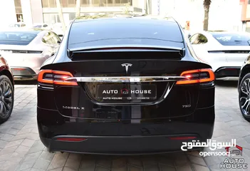  4 تسلا Model X كفالة الوكالة 2018 Tesla Model X D75