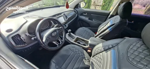  8 جيب كاياسبورتاج موديل 2014-اتومتيك'دفع 4×4 ماتور 2000ديزل فل فل اضافات ماعد الفتحة - نظيف من الاخر