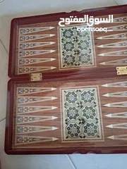  1 طاوله نرد برسمه جميله ومريحه بألوان زاهيه  سعر خرافي