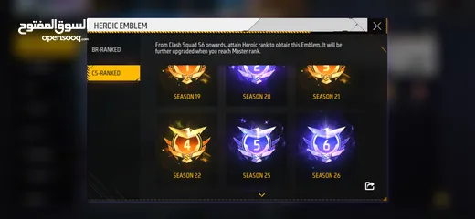  25 Perfect free fire account for sale