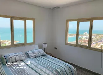  1 شقة سكنية للايجار فى Byblos complex السالميةقطعة9 )floor12 )-Sea view)
