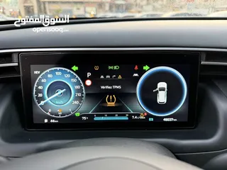  23 هونداي توسان ترخيص 2022 محرك 1600 هايبرد plug in/يقطع على الشحنه 65 كيلو متر  271 حصان