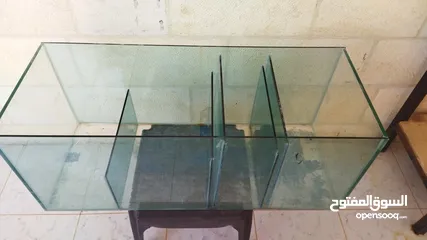  2 سامب سفلي وسكيمر وطاولة حوض سمك طول