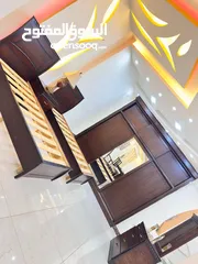  2 غرفة نوم شبابيه خشب زان ولاتيه