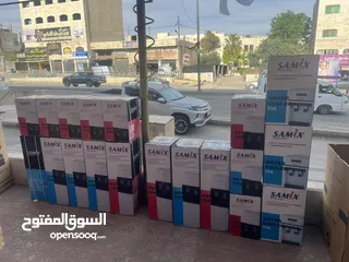  2 كولر ماء سامكس سلفر بسعر حرق متوفر بلون ابيض واسود