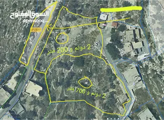  2 قطعة ارض مربعة في بيت امرين