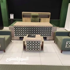  22 مكتب اداري 160*80 مع جانبية وطاولة وسط تفصيل خشب مستورد بسعر المنصع واعلى جودة وأقل الاسعار