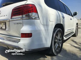  5 لكززس LX570 خليجي موديل 2010 محول 2015 اول مالك