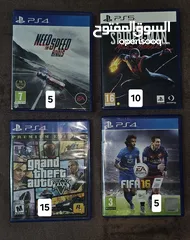  1 اشرطة العاب PS4, PS5