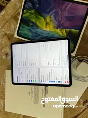  5 ايباد ابل برو 11 انش 128 قيقا خط شريحة نظيف مو متصلح مع الاغراض كامله