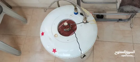 1 قيزر شغال 100%100  سعة 20 لتر