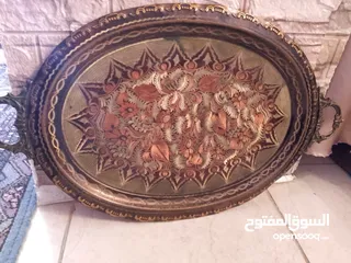  3 صواني نحاس للبيع