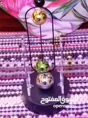  3 منظر بندول  ديكور نابض متحرك دوران عكسي  بالتنافر المغناطيسي  ل مكتب او منزل