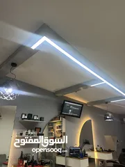  2 ديكور صالون حلاقة كامل للبيع