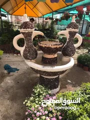  10 نوافير وشلالات مصنعوعه من ألاسمنت والحديد بأسعار و أشكال وأنواع مختلفة تناسب  الجميع  للتواصل واتساب