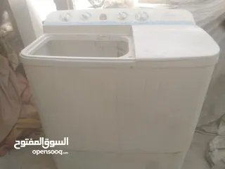  5 غساله حوضين بحالة جيدة نوع جنرال