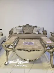  2 افخم وأروع الاطقم لنيو كلاسك اعلا تشطيب دهان بلويستر رخام اجنبي طاوله وسط هاند ميد