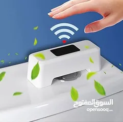  4 جهاز استشعار كف اليد لفتح سيفون المرحاض  بدون لمس