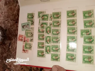  30 طوابع بريدية عثمانيه ومميز