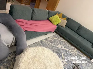  2 طقم كنب عدد 8 مقاعد مستعمل ب