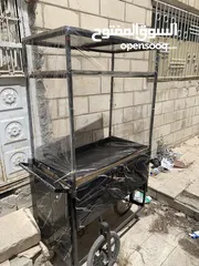  1 عربات كعك وبيض