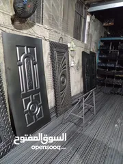  4 بواب حديد تفصيل الباب كامل 75 دينار