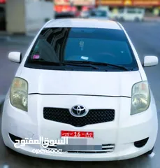  1 Toyota Yaris 2008 White