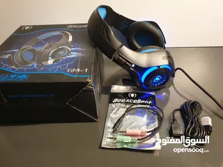  4 Beexcellent _pro Gaming Headset محيطية