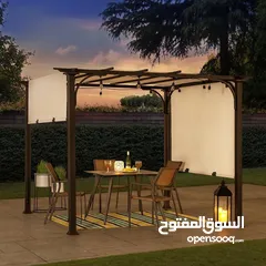  2 #عرض مميز من #Home_Decor  #Pergola للفلل والاستراحات والشاليهات Pegola ممتازة بتشطيب راقي هذه المظلة