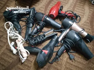 2 سشوار عدد 6 ومكابس عدد 3 سعر مغري