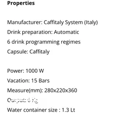  3 Caffitaly Bianca coffee machine red colourcapsule.